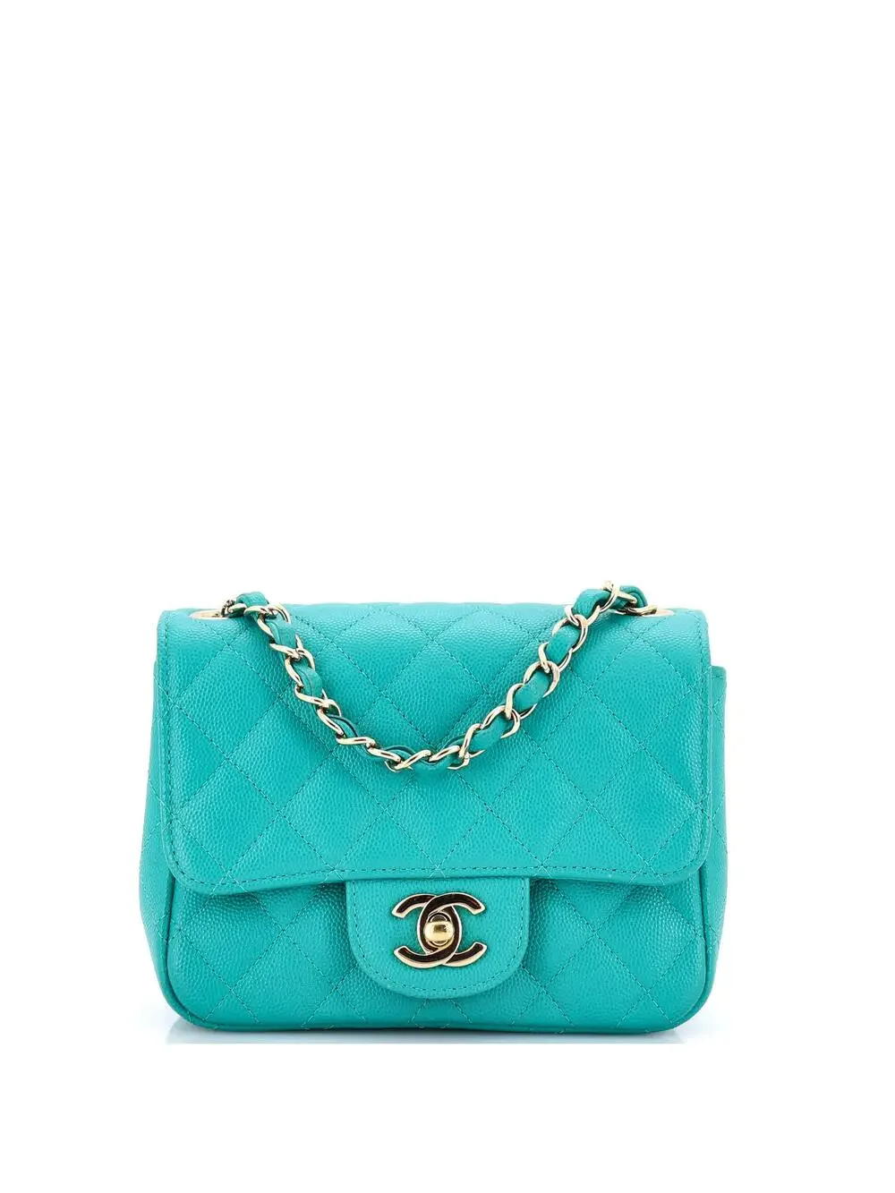Chanel Square Classic Single Flap Bag #301772C49B